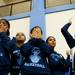 The Skyline High School girls varsity basketball team reacts to the conclusion of the junior varsity game on Friday. Daniel Brenner I AnnArbor.com